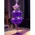 Heart shape helium balloon table centerpiece
